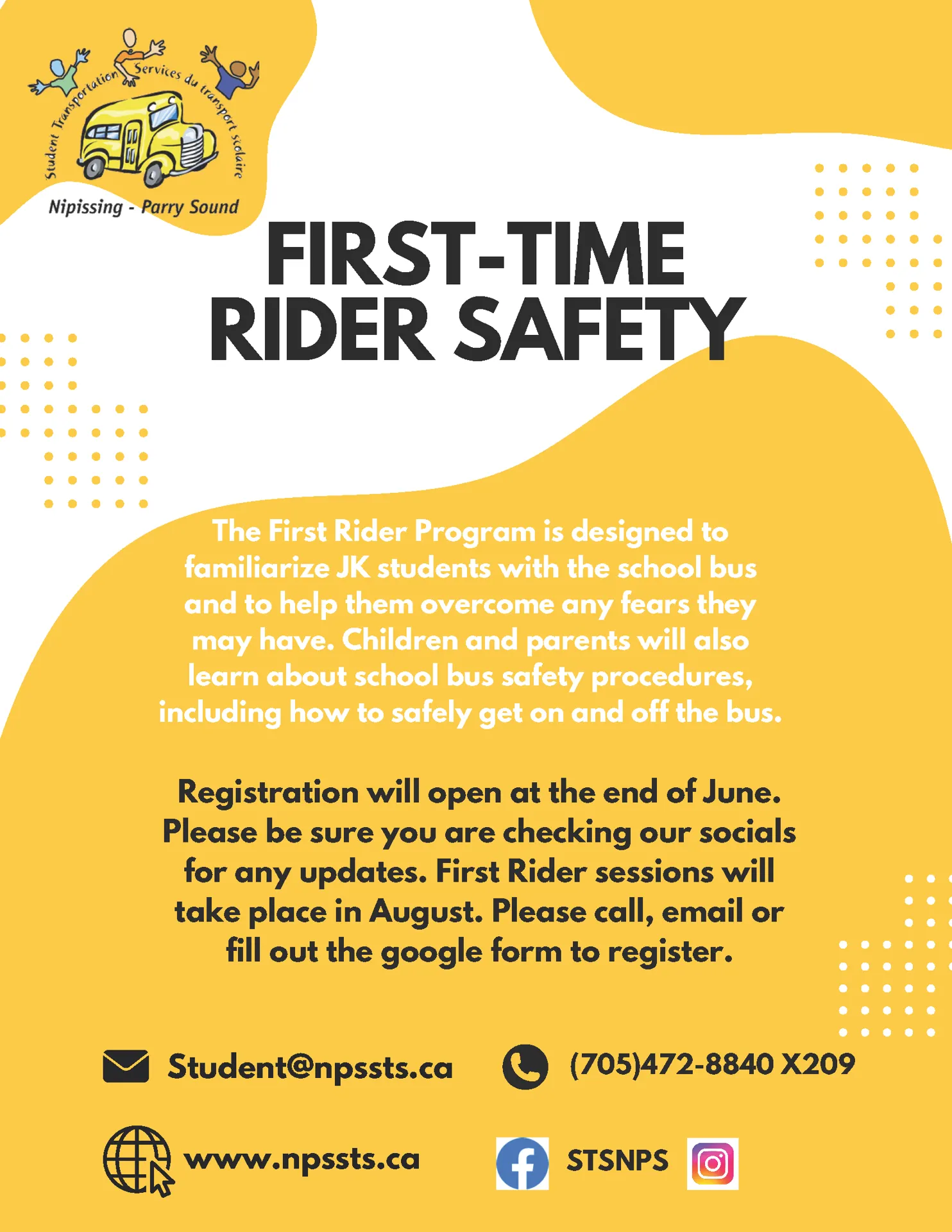 First Rider Program poster